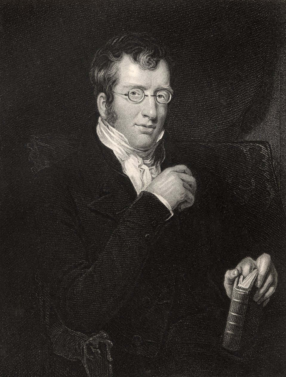 Sir Thomas Fowell Buxton, kaiverrettu W.Holl, "The National Portrait Gallery, Volume IV", julkaistu noin 1820 tekijältä Henry Perronet Briggs