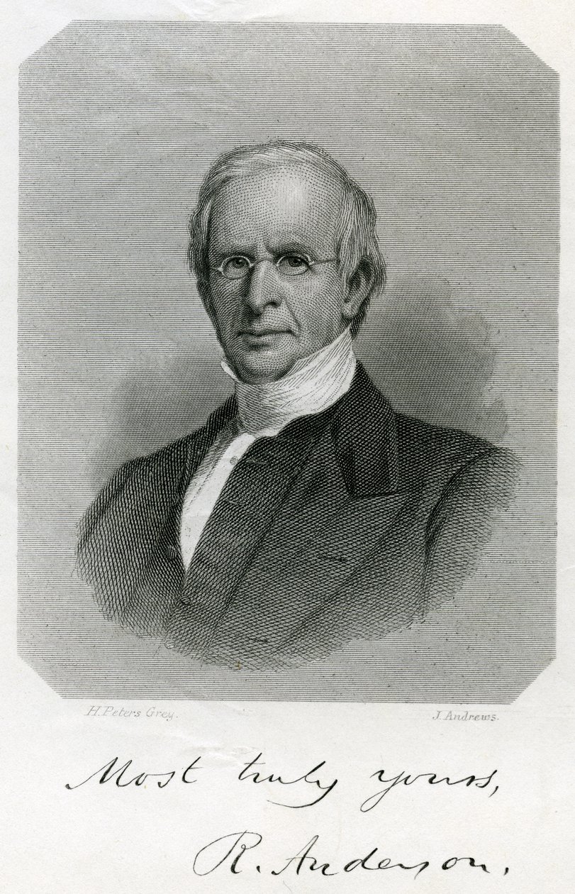 Rufus Anderson, kaiverrus J. Andrews, n. 1860 tekijältä Henry Peters Gray