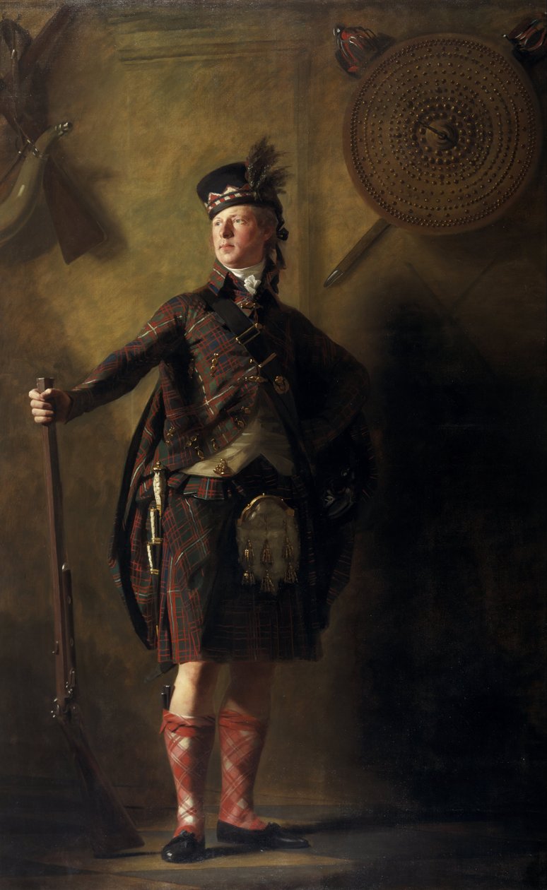 Eversti Alastair Ranaldson Macdonell Glengarrystä (1771) tekijältä Henry Raeburn