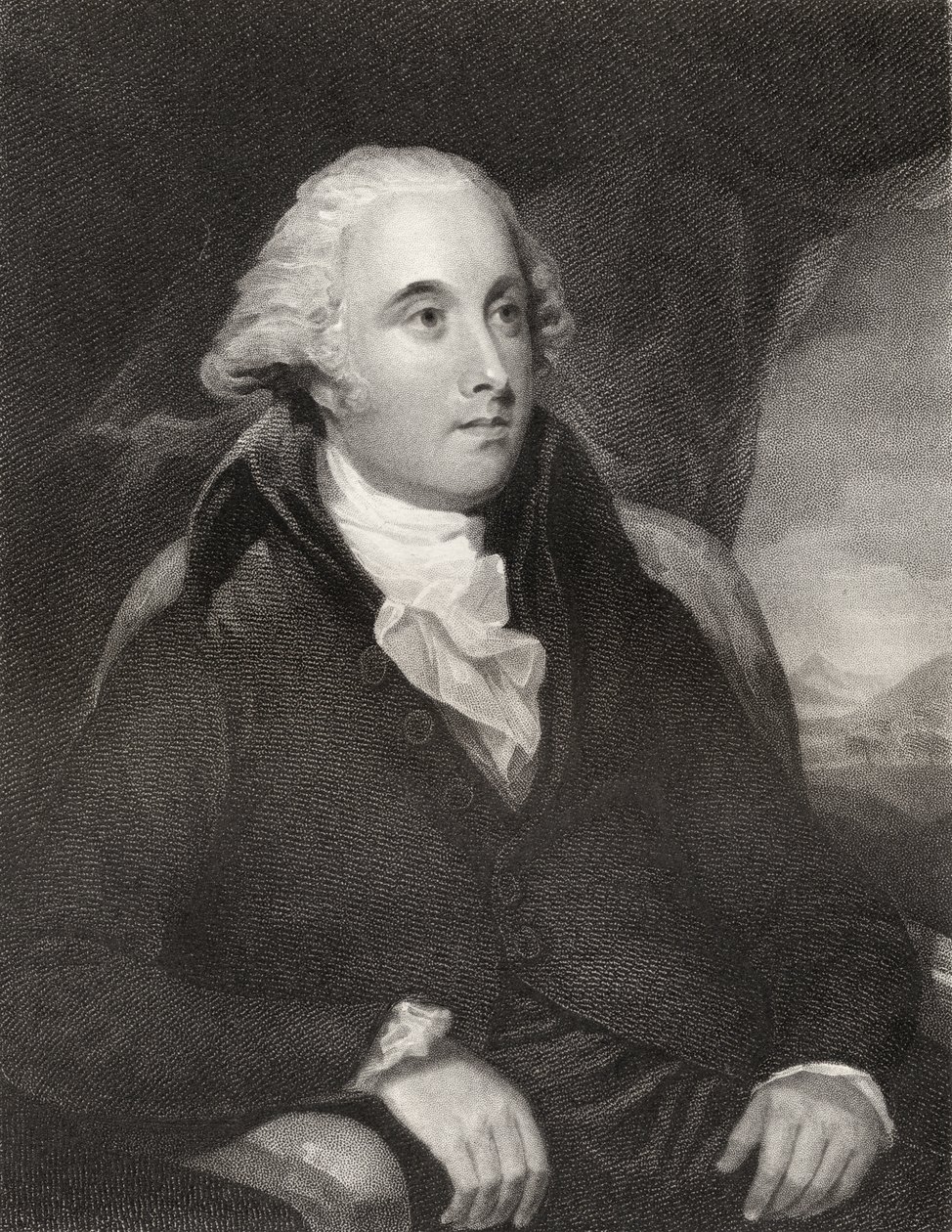 Robert Dundas of Arniston, kaivertanut Thomas Woolnoth (1785-1857) National Portrait Gallerysta, osa III, julkaistu noin 1835 tekijältä Henry Raeburn