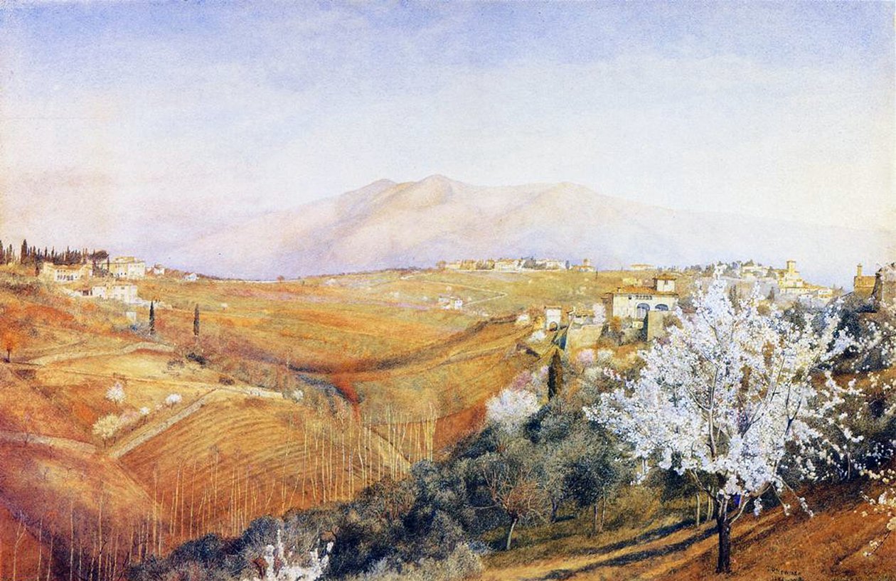 Toscana, Italia, 1886 tekijältä Henry Roderick Newman
