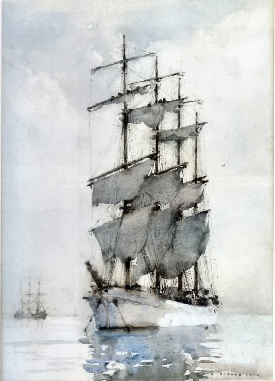 Neljä paahdettua barkkia tekijältä Henry Scott Tuke