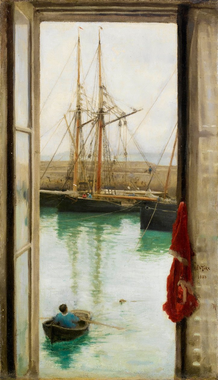 Harbour Dielette, Normandia tekijältä Henry Scott Tuke