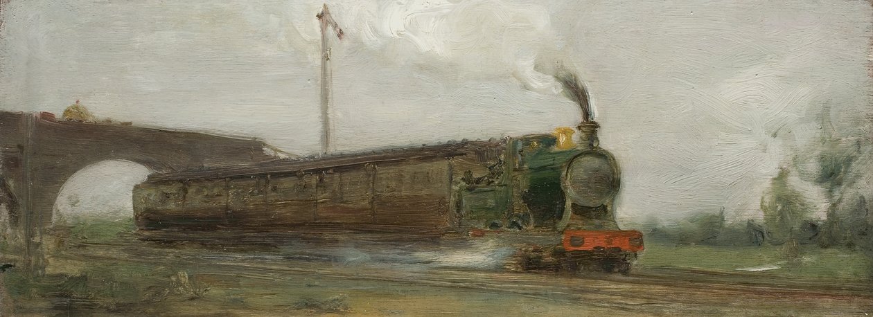 Rautatie juna tekijältä Henry Scott Tuke