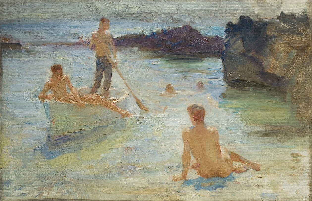 Study for Morning Splendour, n. 1921 tekijältä Henry Scott Tuke