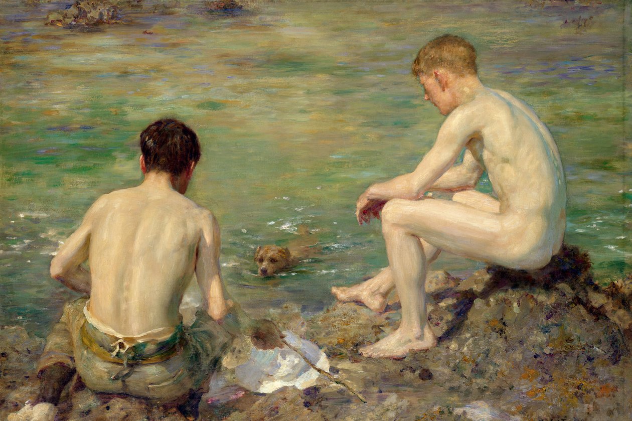 Kolme seuralaista tekijältä Henry Scott Tuke