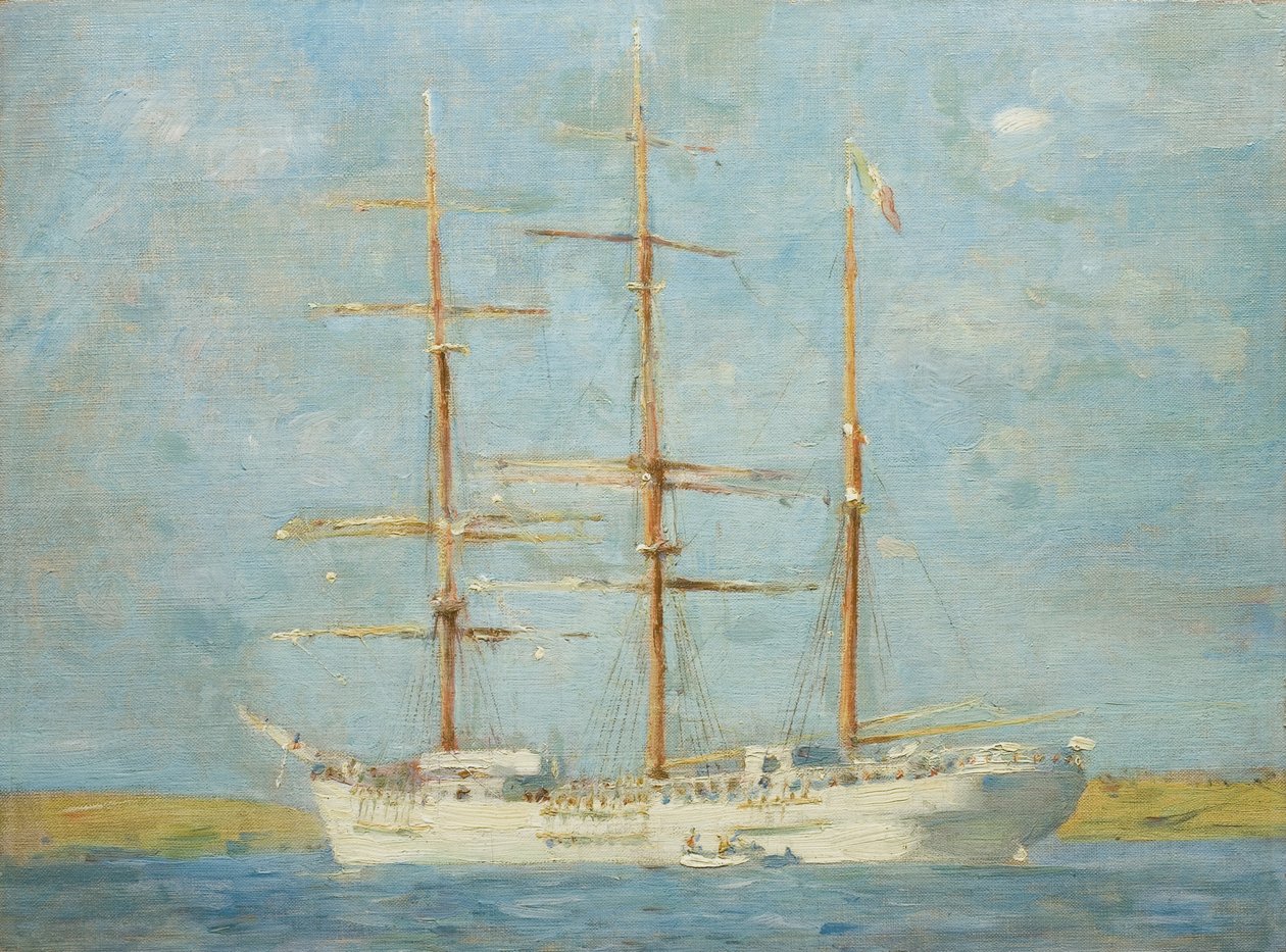 Valkoinen vene tekijältä Henry Scott Tuke