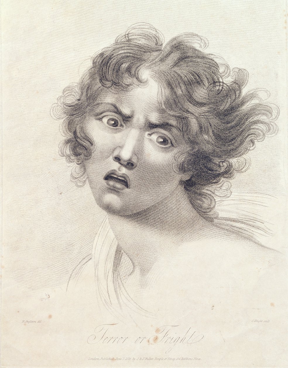 Kauhua vai pelkoa, 1815 tekijältä Henry Singleton