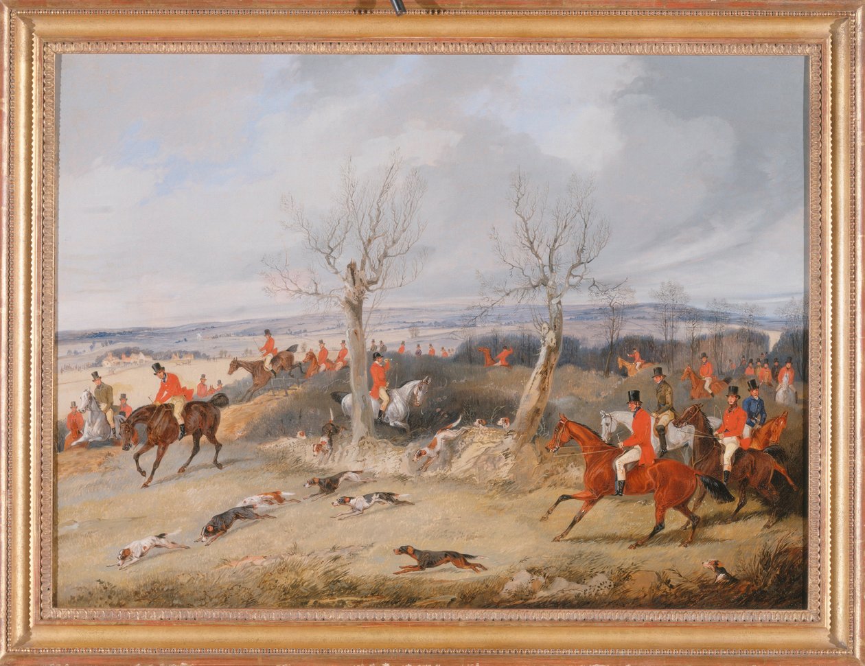 Metsästyskohtaus- Täydessä huudossa tekijältä Henry Thomas Alken