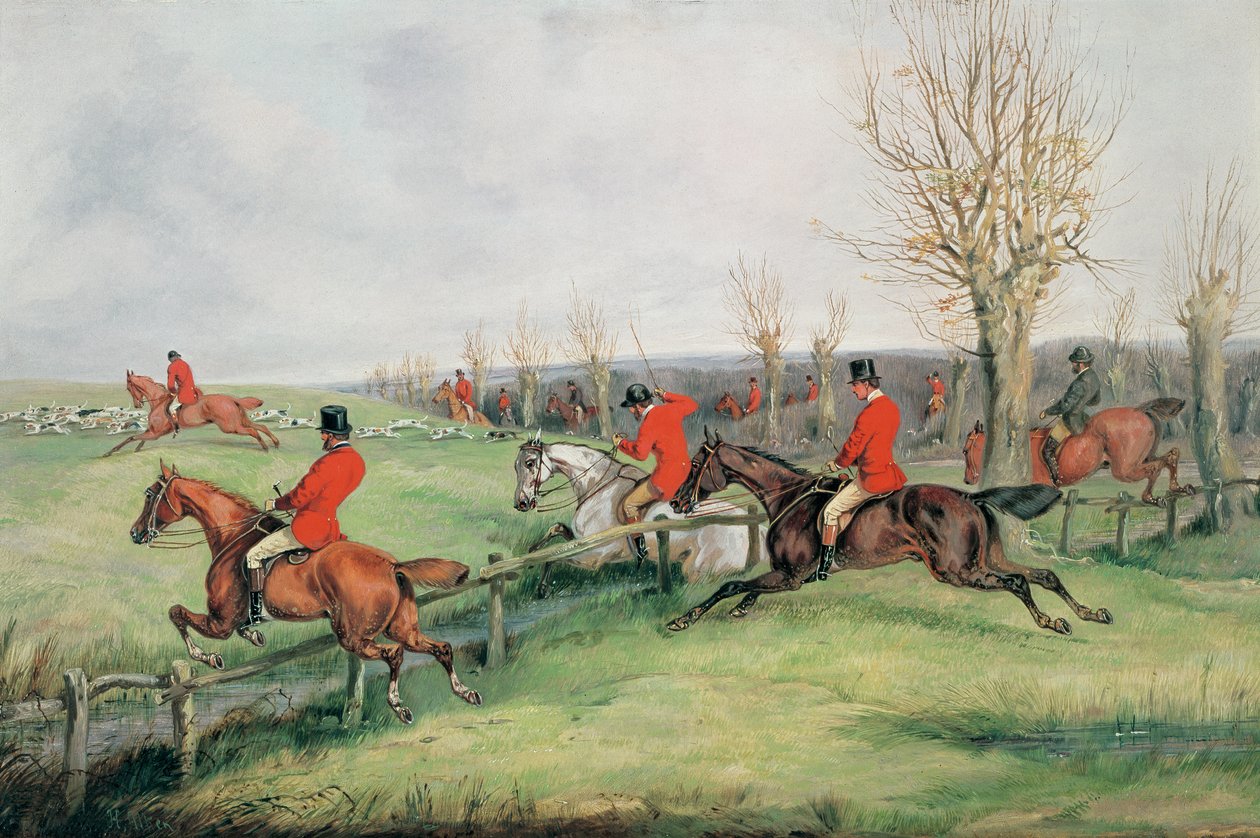 Urheilukohtaus, 1800-luku tekijältä Henry Thomas Alken