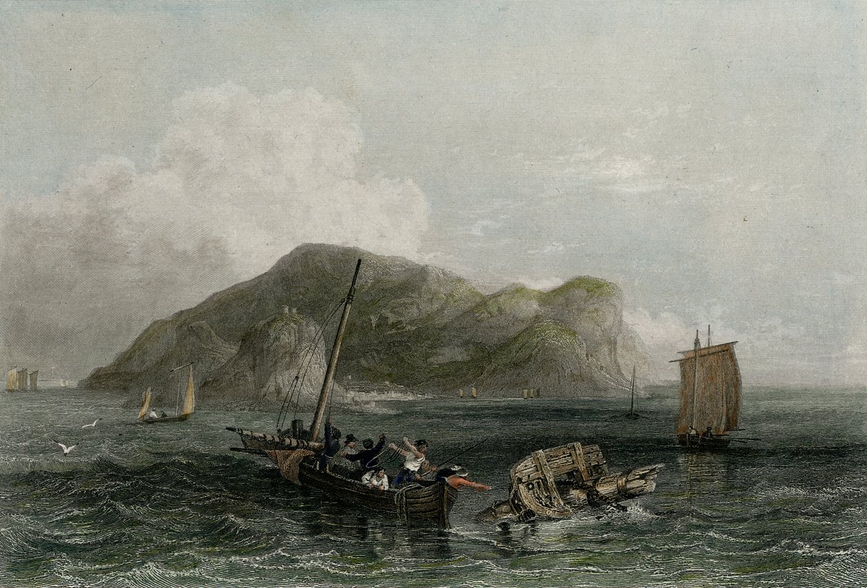 Terceira, kaiverrus Edward Finden tekijältä Henry Warren
