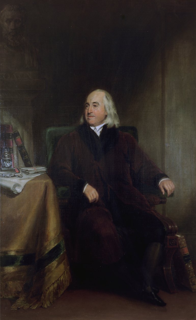 Jeremy Bentham, n. 1829 tekijältä Henry William Pickersgill