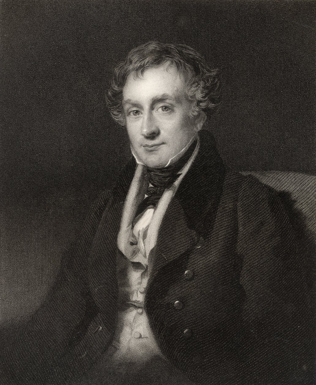William Lawrence, kaiverrettu J. Cochran, "The National Portrait Gallery, Volume II", julkaistu noin 1820 tekijältä Henry Wyatt