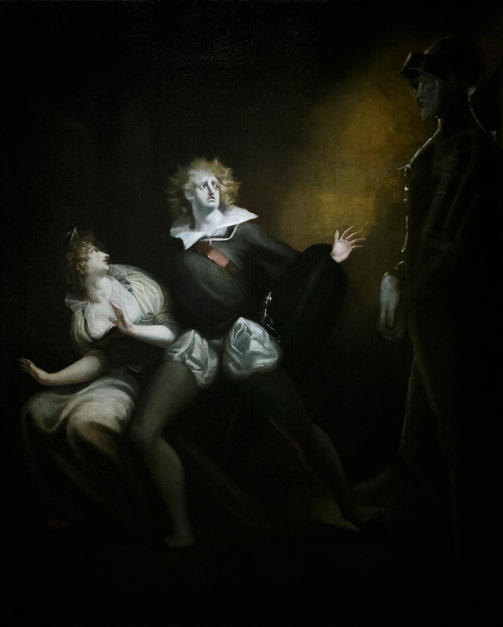 Gertrude, Hamlet e o Fantasma do Fatherfinnish tekijältä Henry (1741 1825) (after) Fuseli