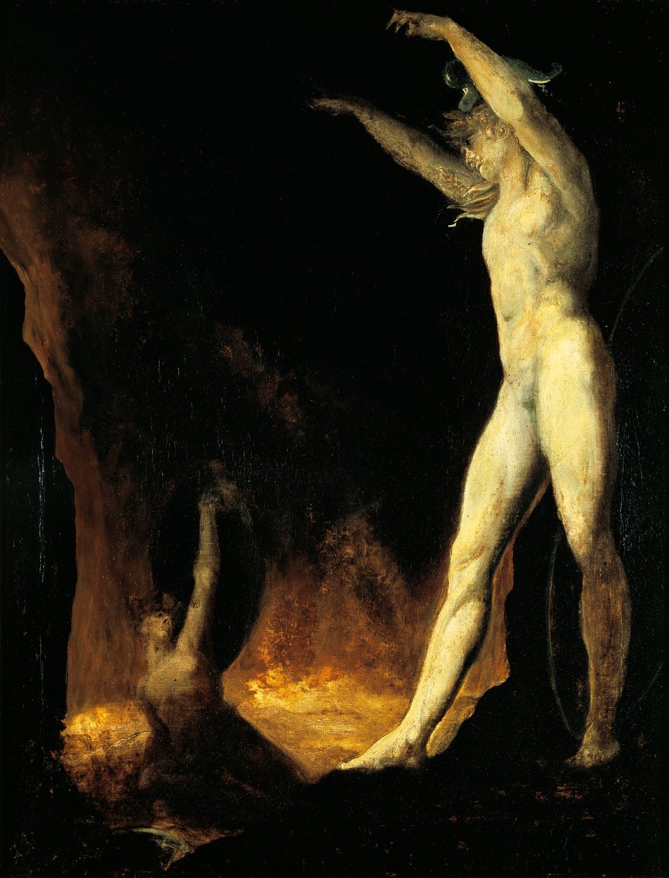 Saatana kutsuu Beelsebubia tekijältä Johann Heinrich Füssli