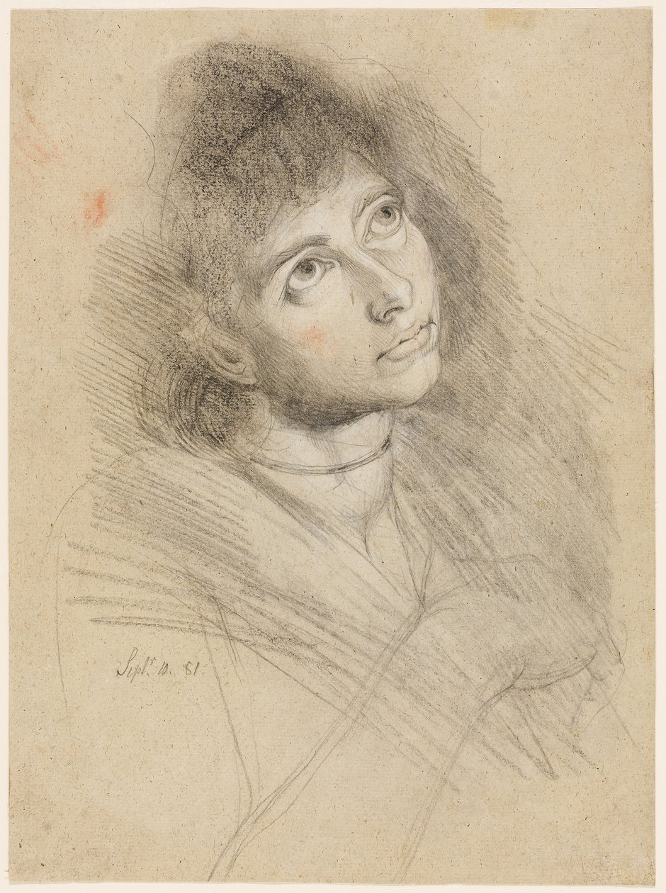Naisen muotokuva (Martha Hess) tekijältä Henry (1741 1825) Fuseli