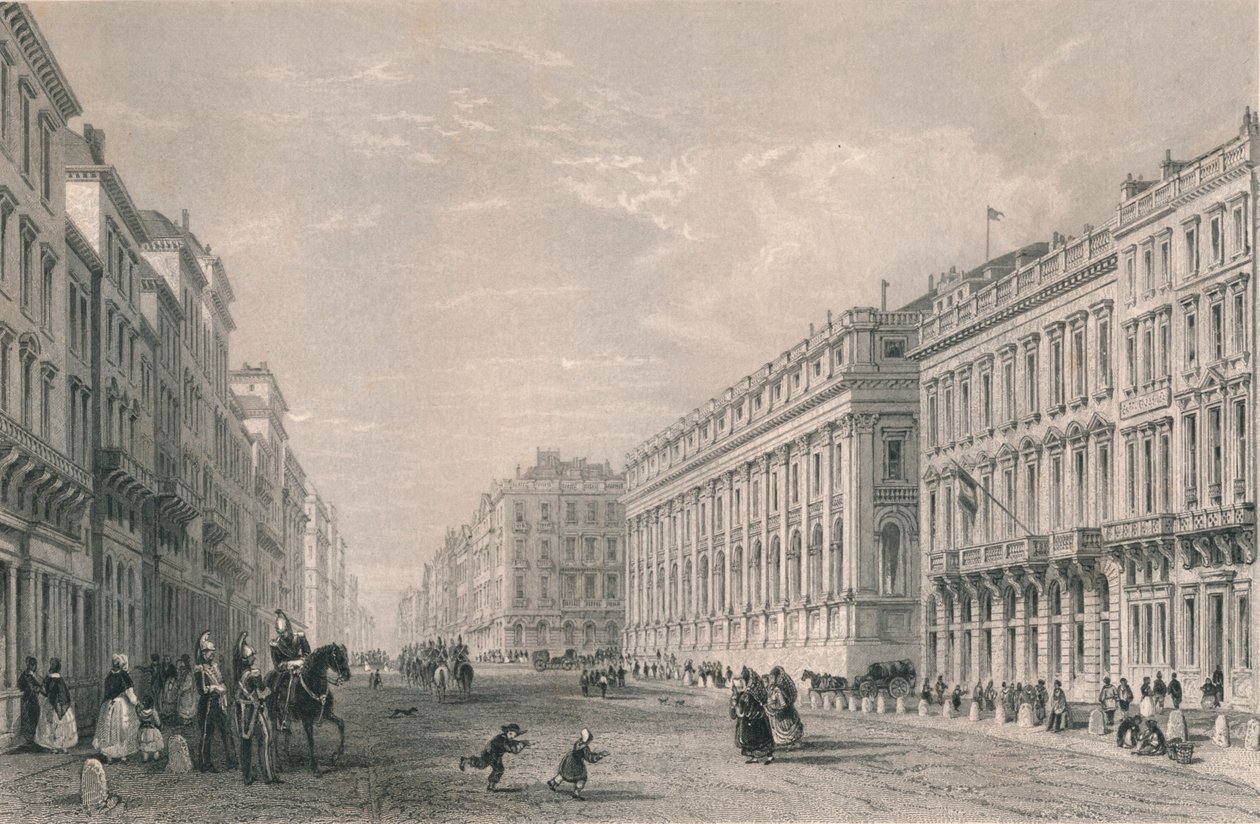 Rue du Chapeau Rouge, Bordeaux, 1800-luvun puoliväli. tekijältä Henry Adlard