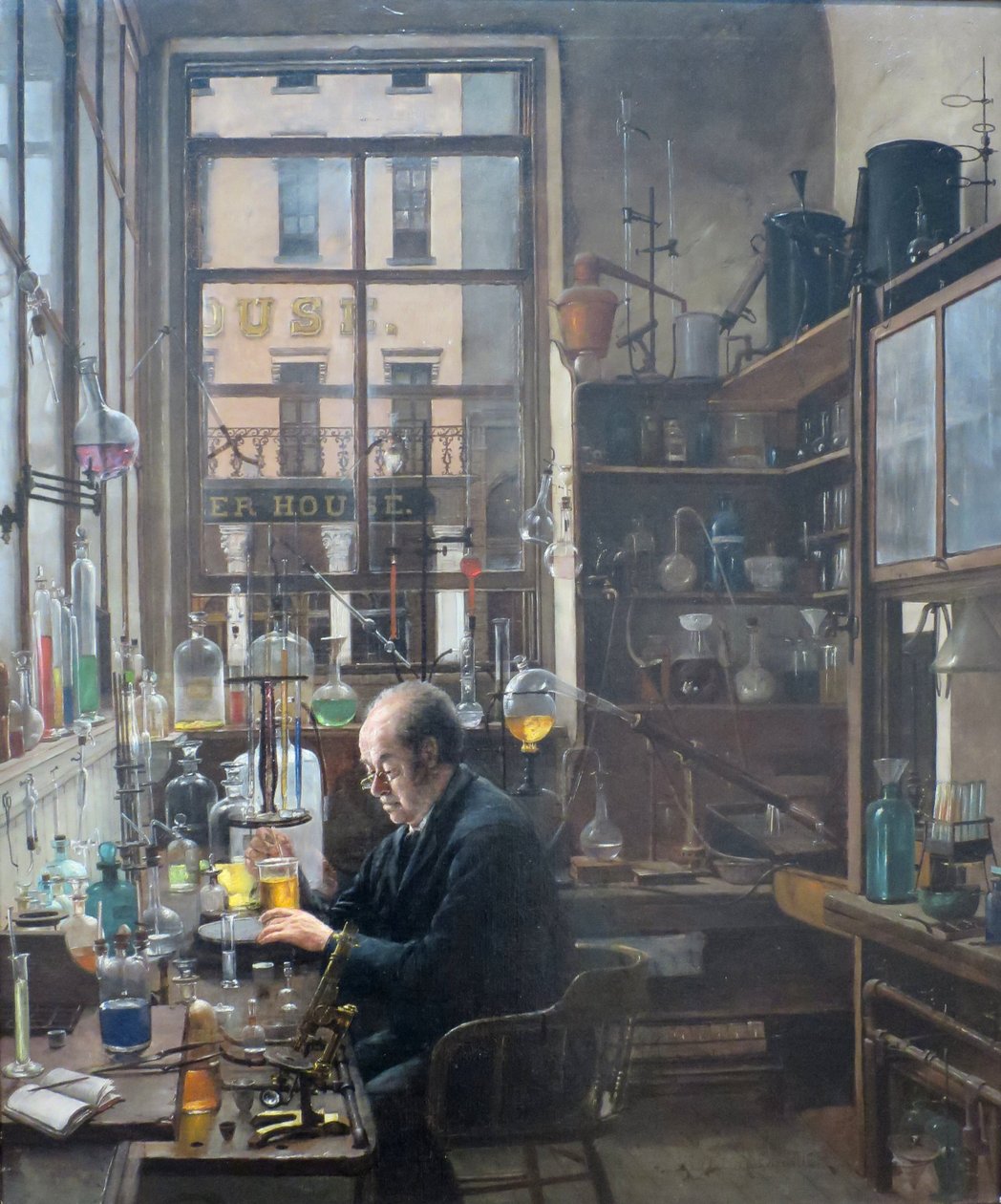 Henry Alexanderin laboratoriossa, n. 1885-87. tekijältä Henry Alexander