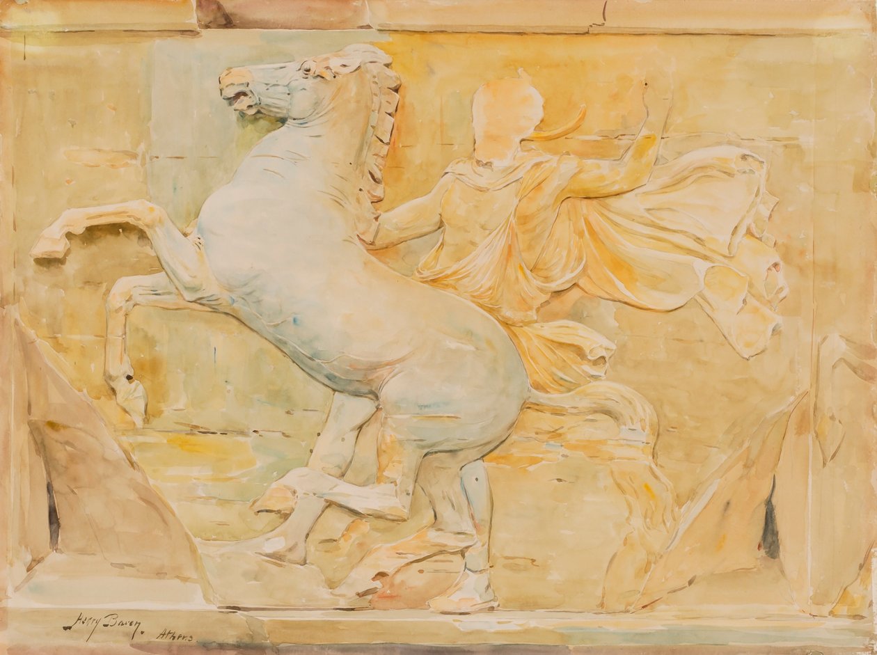 Fidiaksen frisyyrin keskimmäinen metooppi, Parthenon tekijältä Henry Bacon