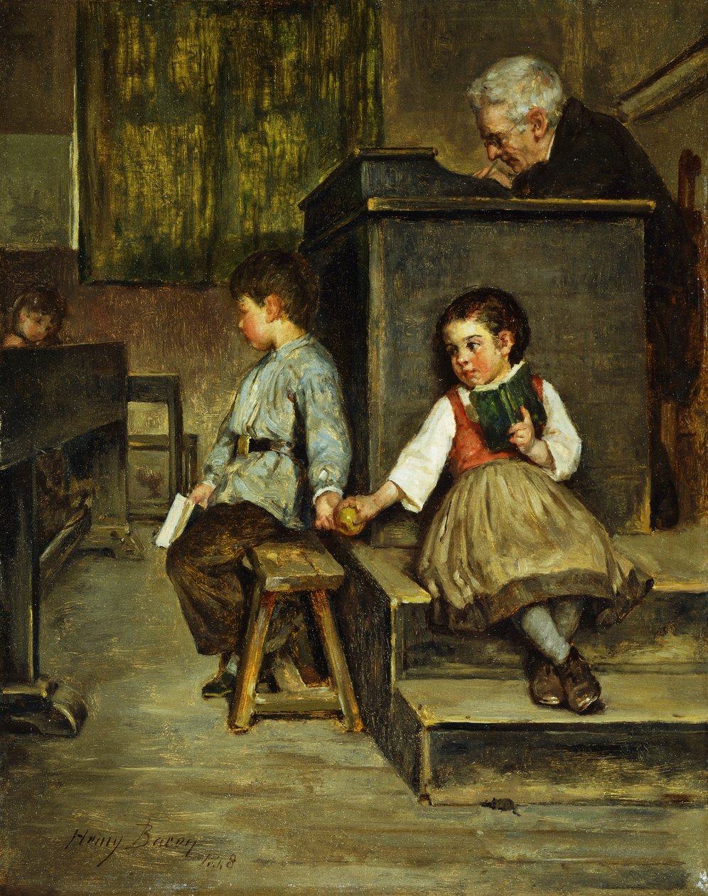 Luokkahuone, 1868 tekijältä Henry Bacon