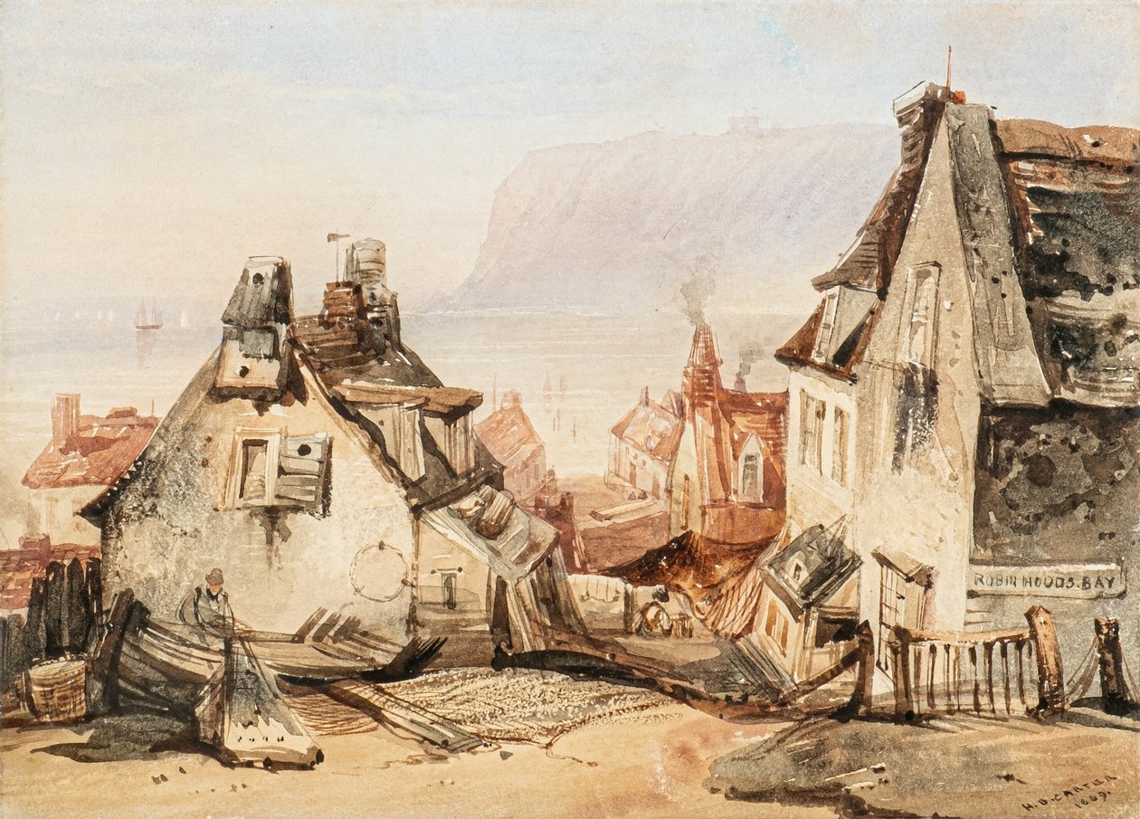Robin Hoods Bay tekijältä Henry Barlow Carter
