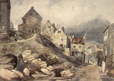 Street Scene, Robin Hoods Bay tekijältä Henry Barlow Carter