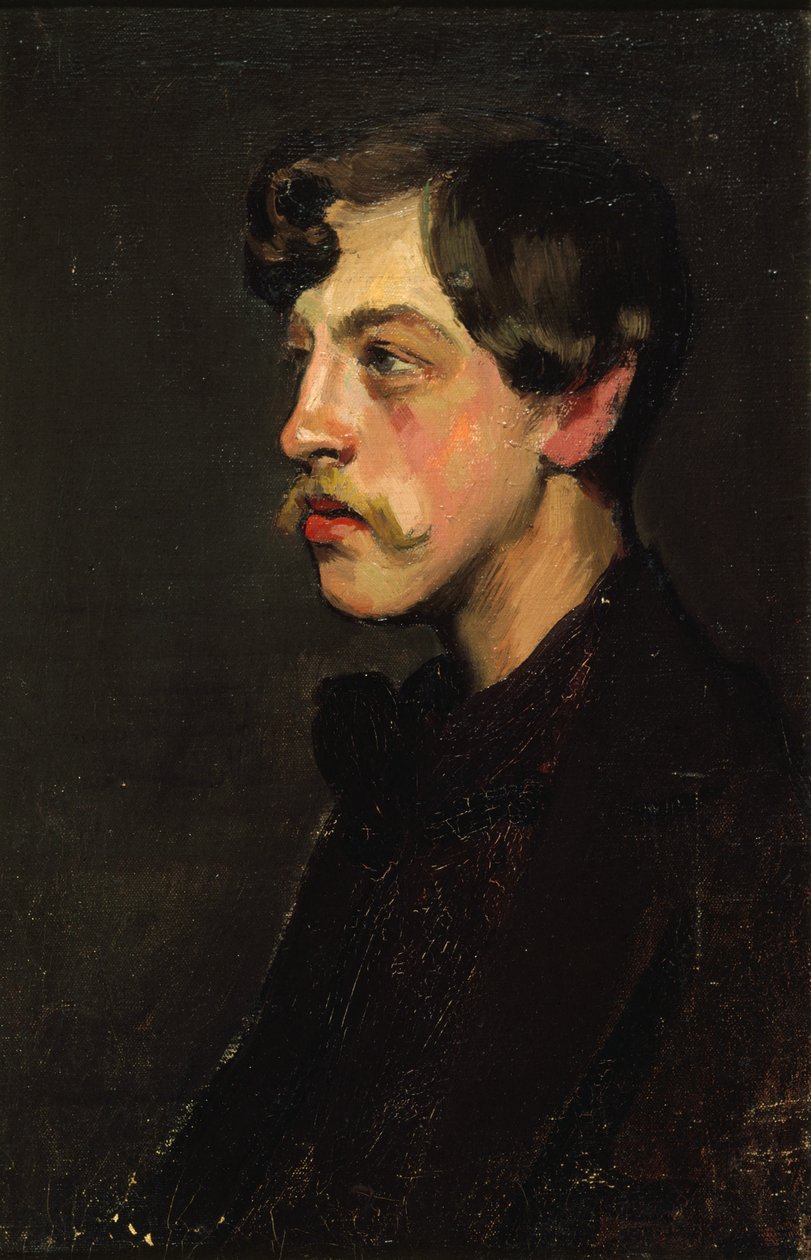 Runoilija Camille Mauclairin muotokuva 1872-1945, n. 1895. tekijältä Henry Bataille