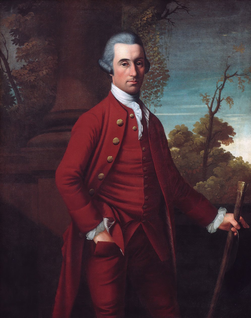 Gentlemanin muotokuva, n. 1770-72. tekijältä Henry Benbridge