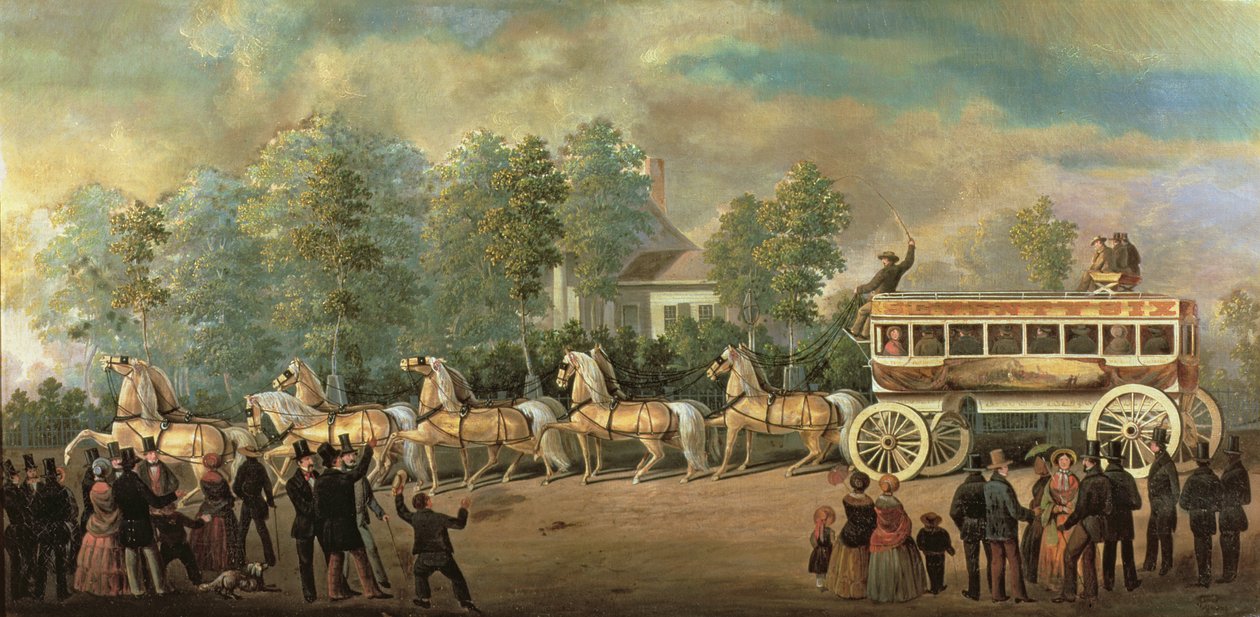 Knickerbocker Linen valmentaja 76, Brooklyn, n. 1840-50 tekijältä Henry Boese