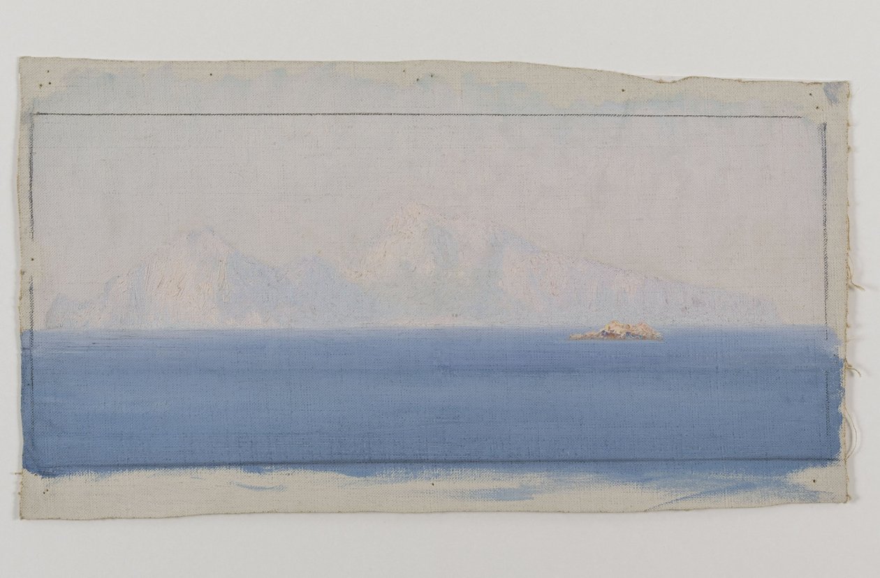 Capri, vuosien 1910 ja 1912 välillä (öljy kankaalle). tekijältä Henry Brokman Knudsen