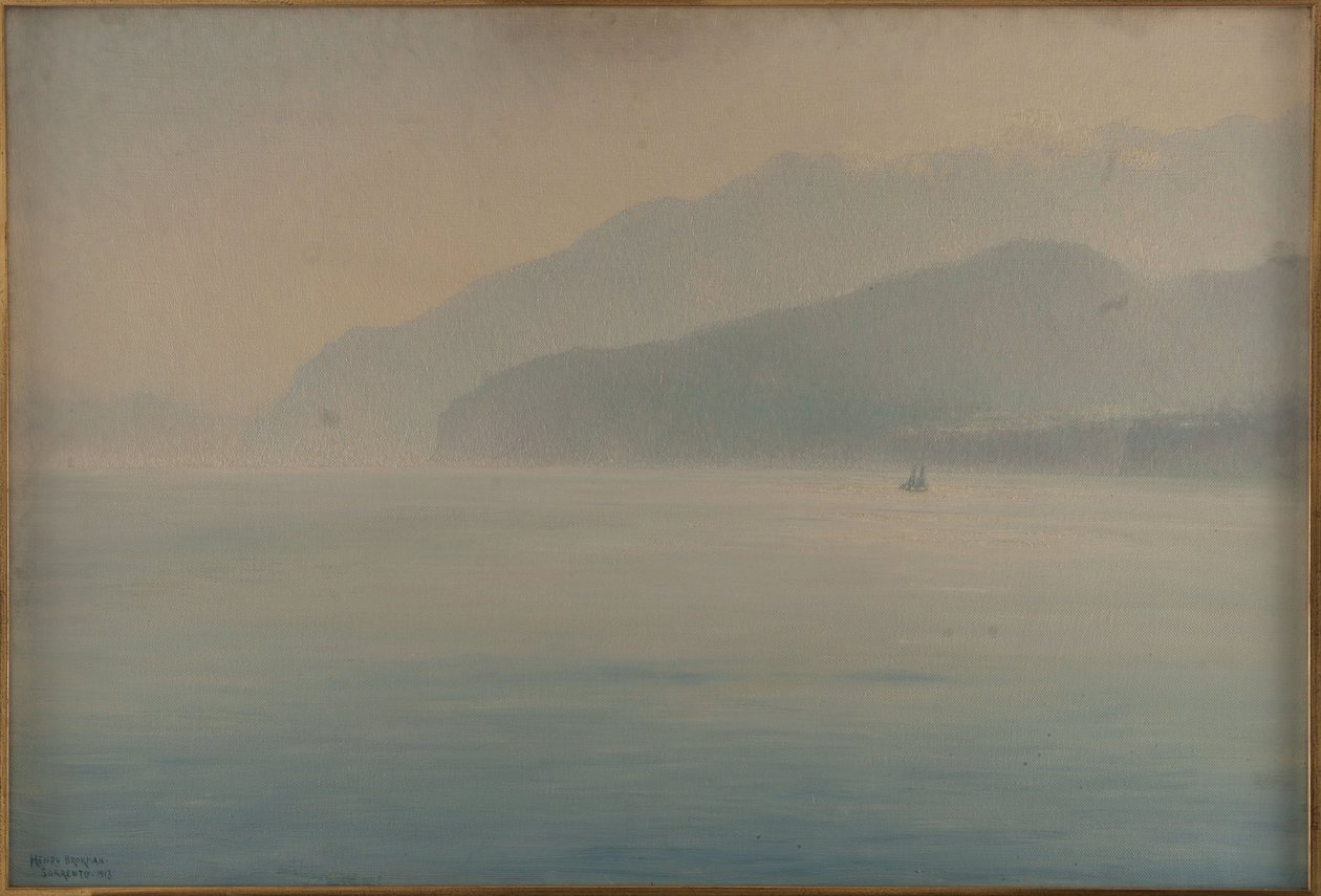 Sorrento Coast, sininen ja hopea tekijältä Henry Brokman Knudsen