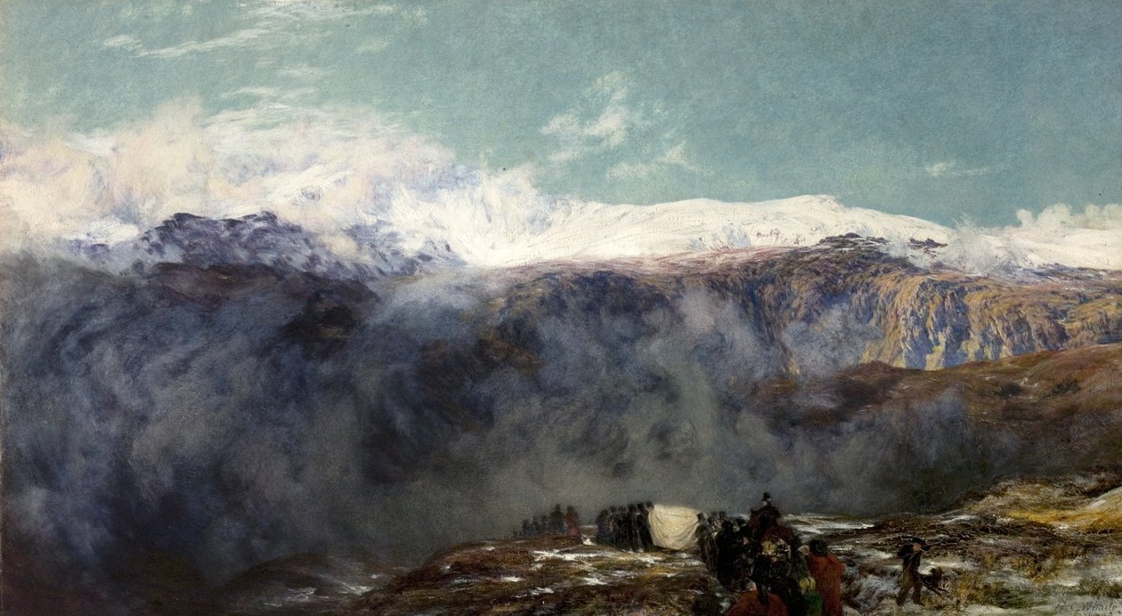 Walesin hautajaiset tekijältä Henry Clarence Whaite