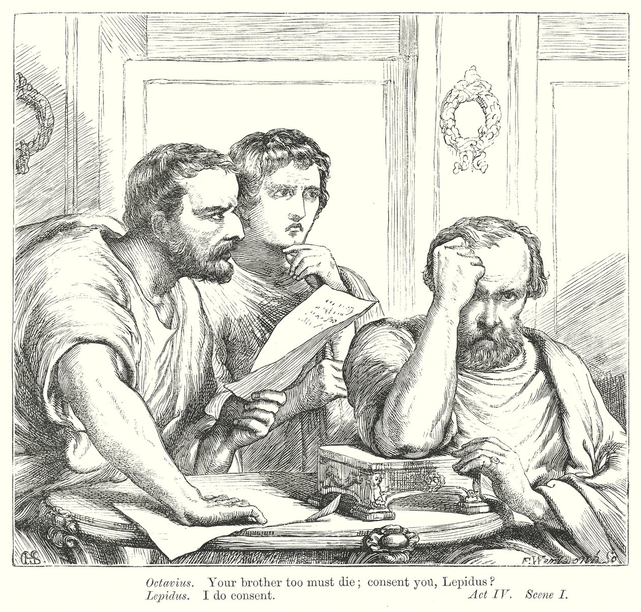 Julius Caesar (kaiverrus) tekijältä Henry Courtney (after) Selous