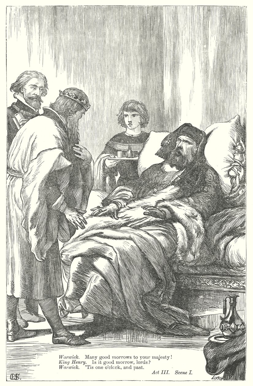 Kuningas Henrik IV osa II (kaiverrus) tekijältä Henry Courtney (after) Selous