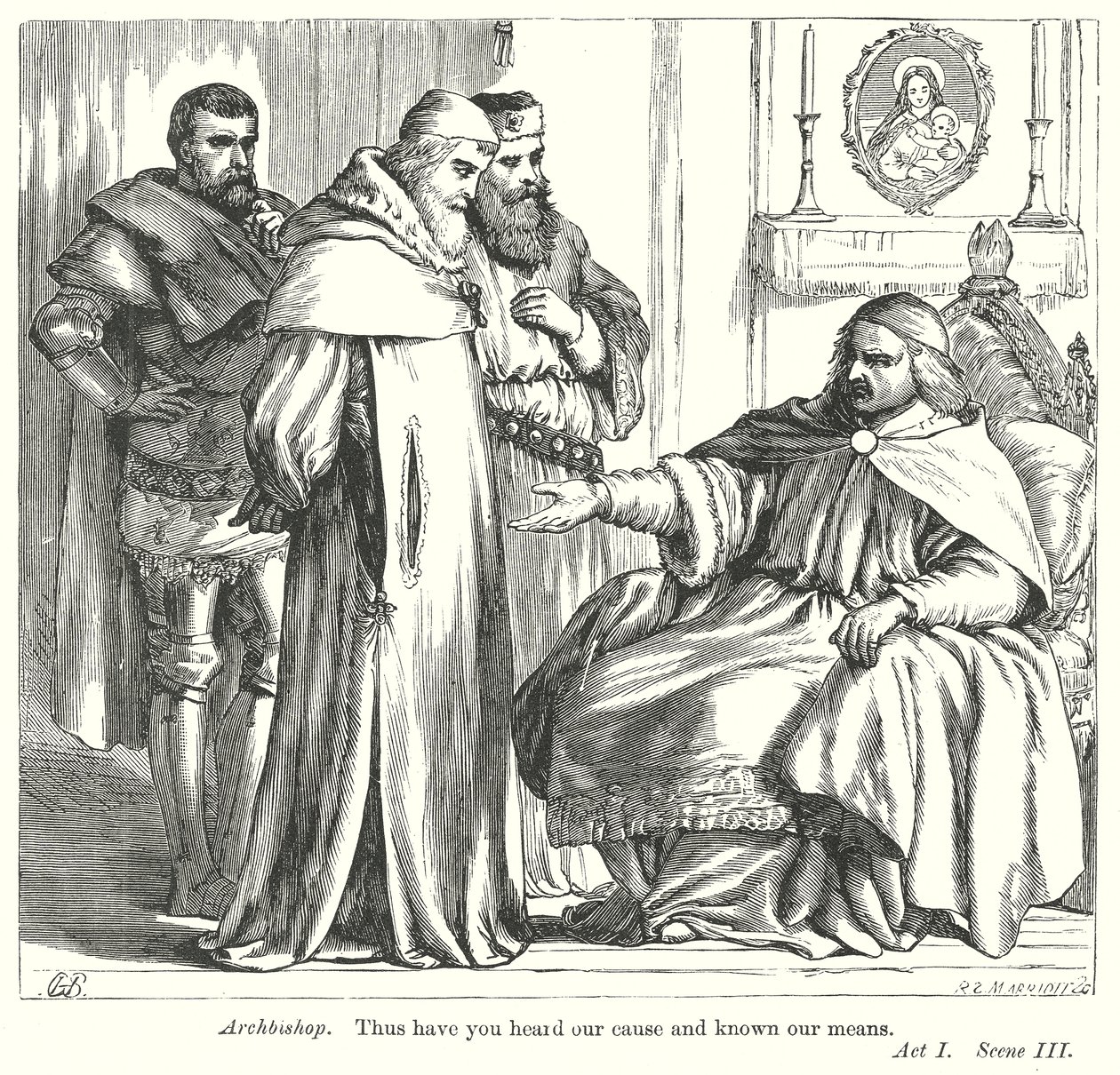 Kuningas Henrik IV osa II (kaiverrus) tekijältä Henry Courtney (after) Selous