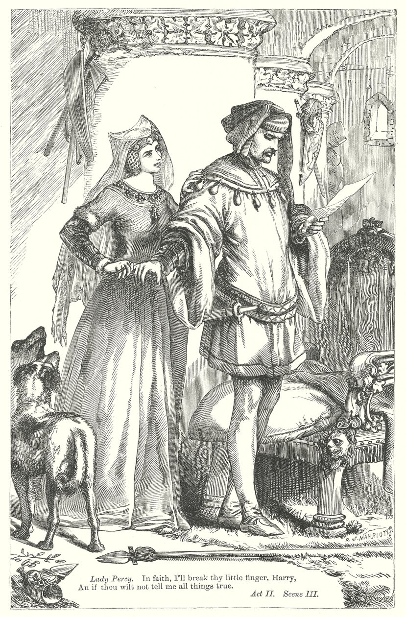 Kuningas Henrik IV osa I (kaiverrus) tekijältä Henry Courtney (after) Selous