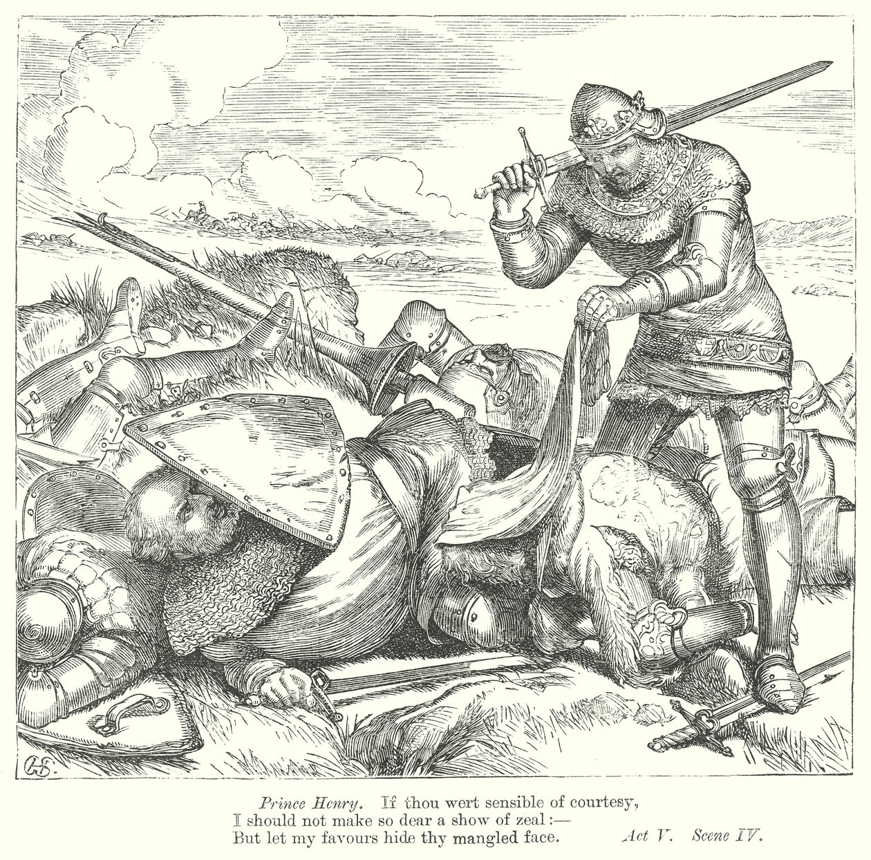 Kuningas Henrik IV osa I (kaiverrus) tekijältä Henry Courtney (after) Selous