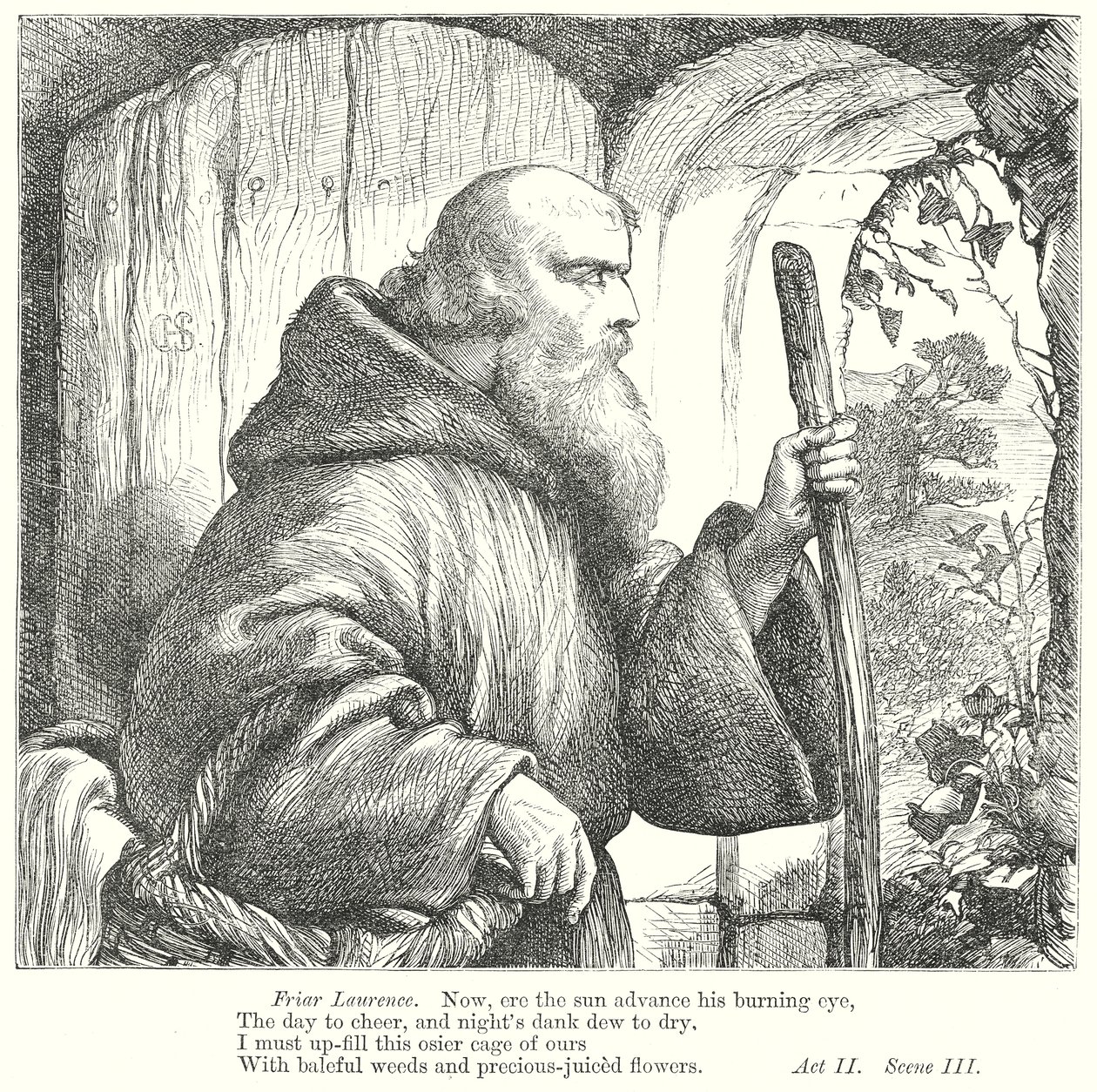 Romeo ja Julia (kaiverrus) tekijältä Henry Courtney (after) Selous
