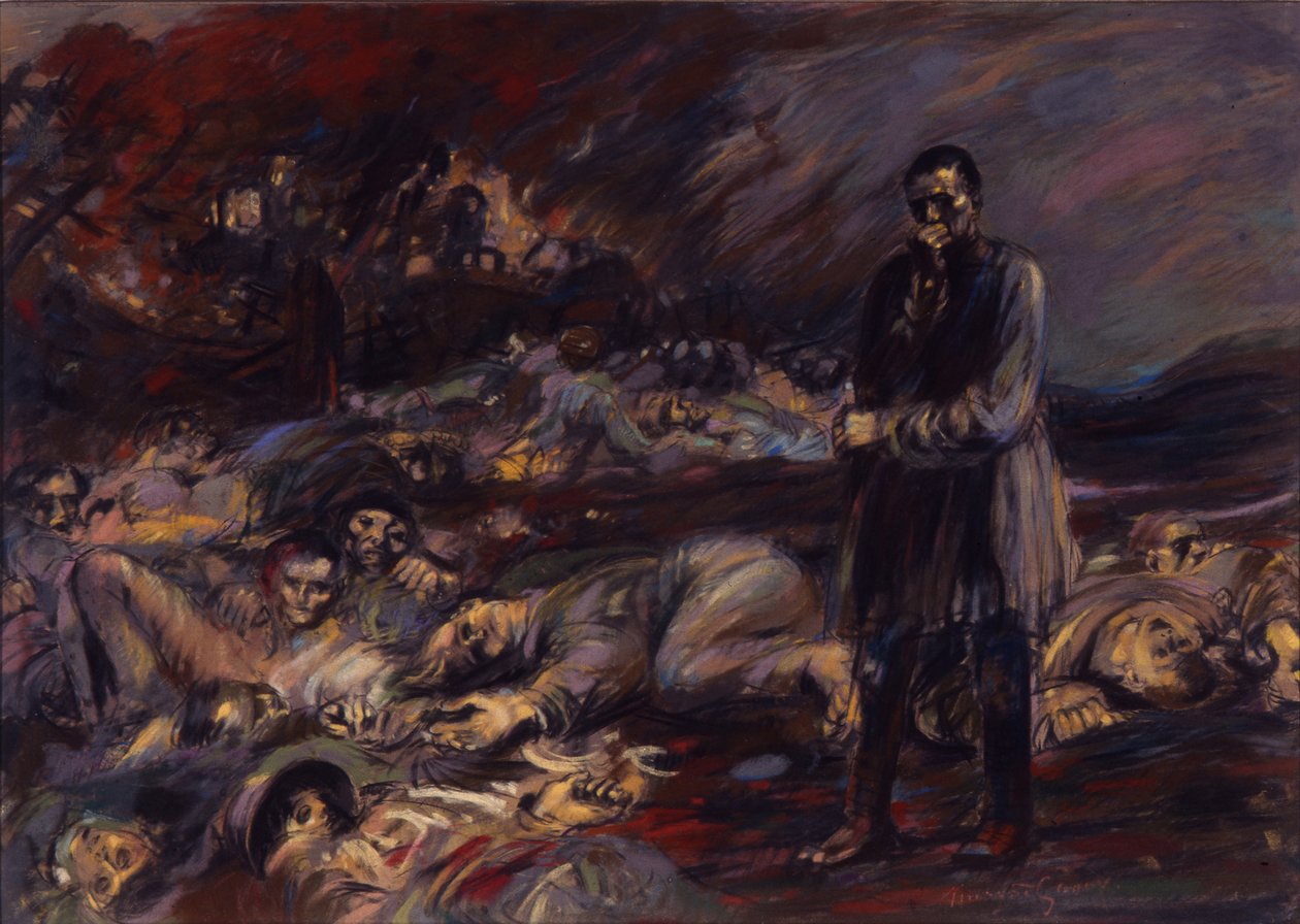 Charnel House Courrieres tekijältä Henry De Groux