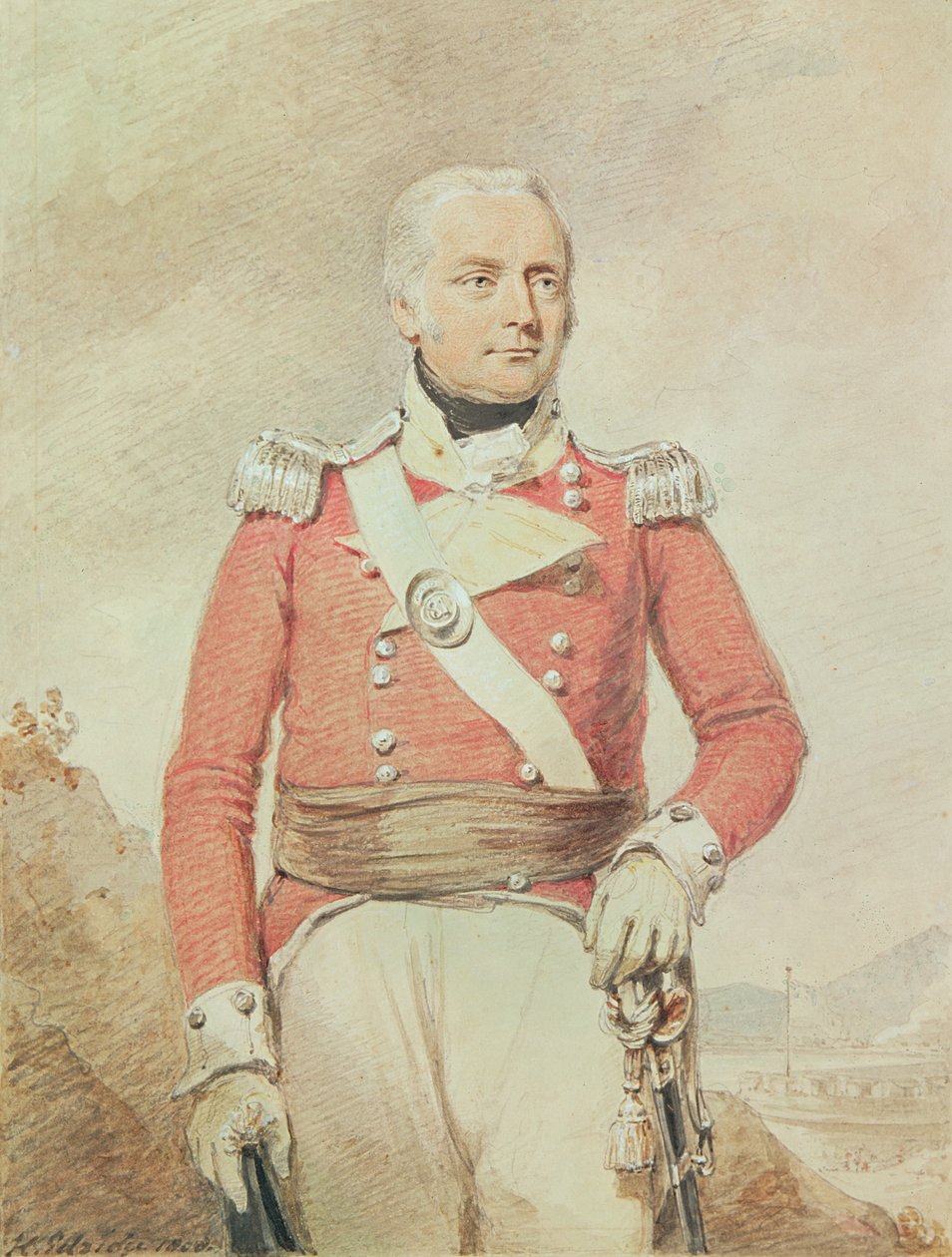 Kenraalimajuri Patrick McKenzie, 1808 tekijältä Henry Edridge