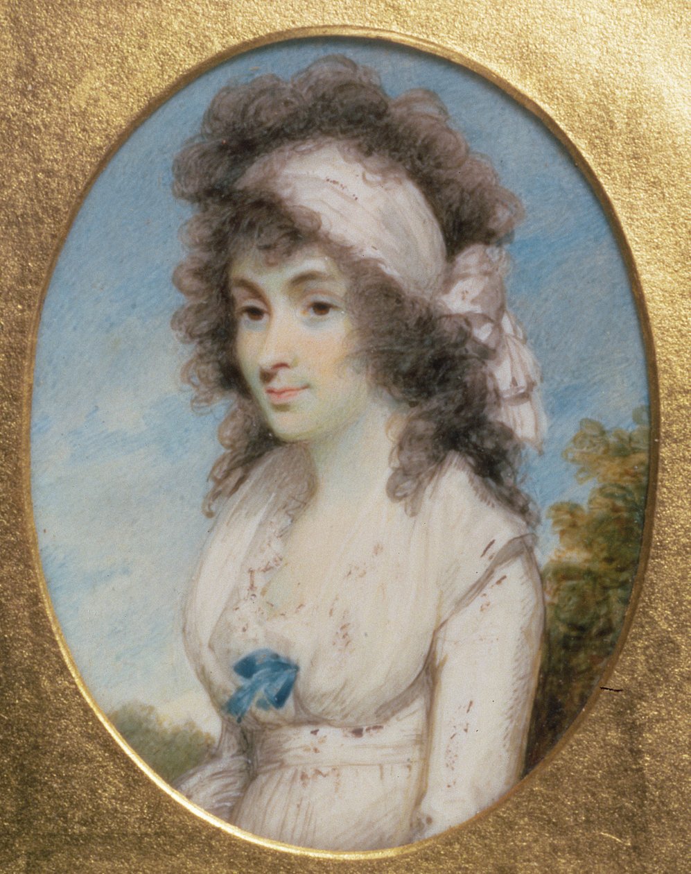 Lydia tai Elizabeth Huntin muotokuva, n. 1795 tekijältä Henry Edridge