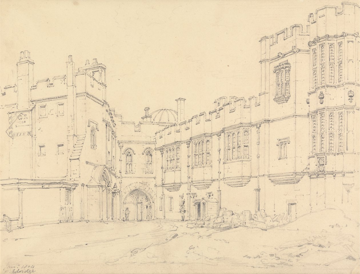 Galeria da Rainha Elizabeth e Portão do Príncipe Negro, Windsorfinnish tekijältä Henry Edridge