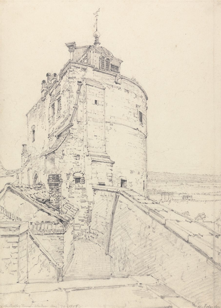 Curfew Tower, Windsor tekijältä Henry Edridge