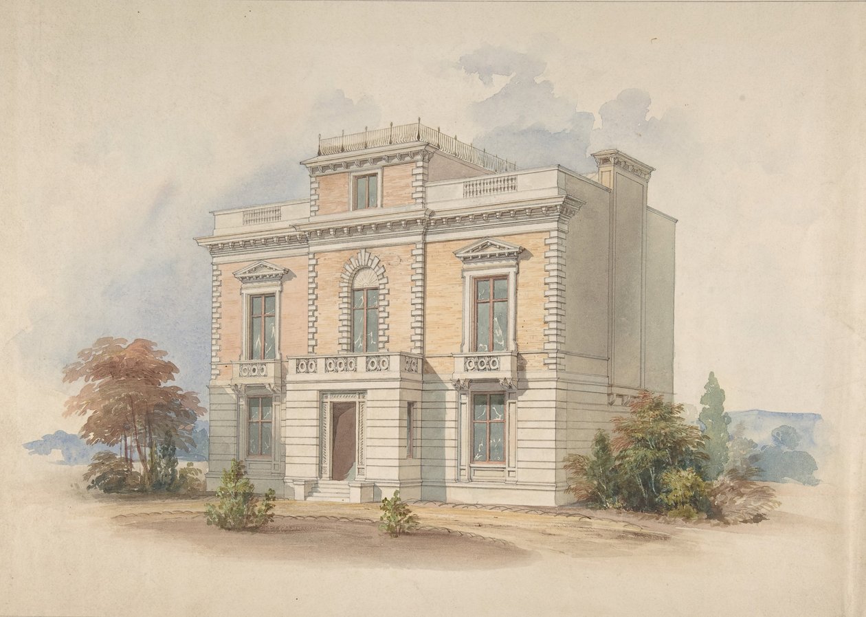 Italialainen huvila, 1820-85. tekijältä Henry Edward Kendall
