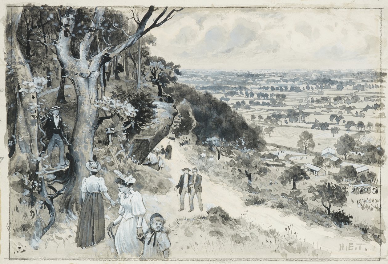 Alderley Edge, Piknik tekijältä Henry Edward Tidmarsh