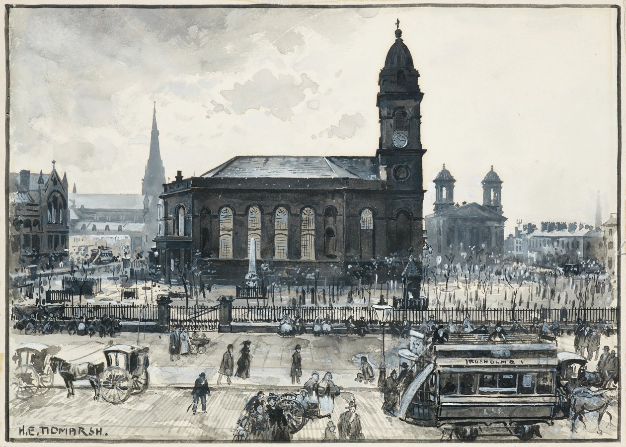 Kaikkien pyhien kirkko, Grosvenor Square tekijältä Henry Edward Tidmarsh