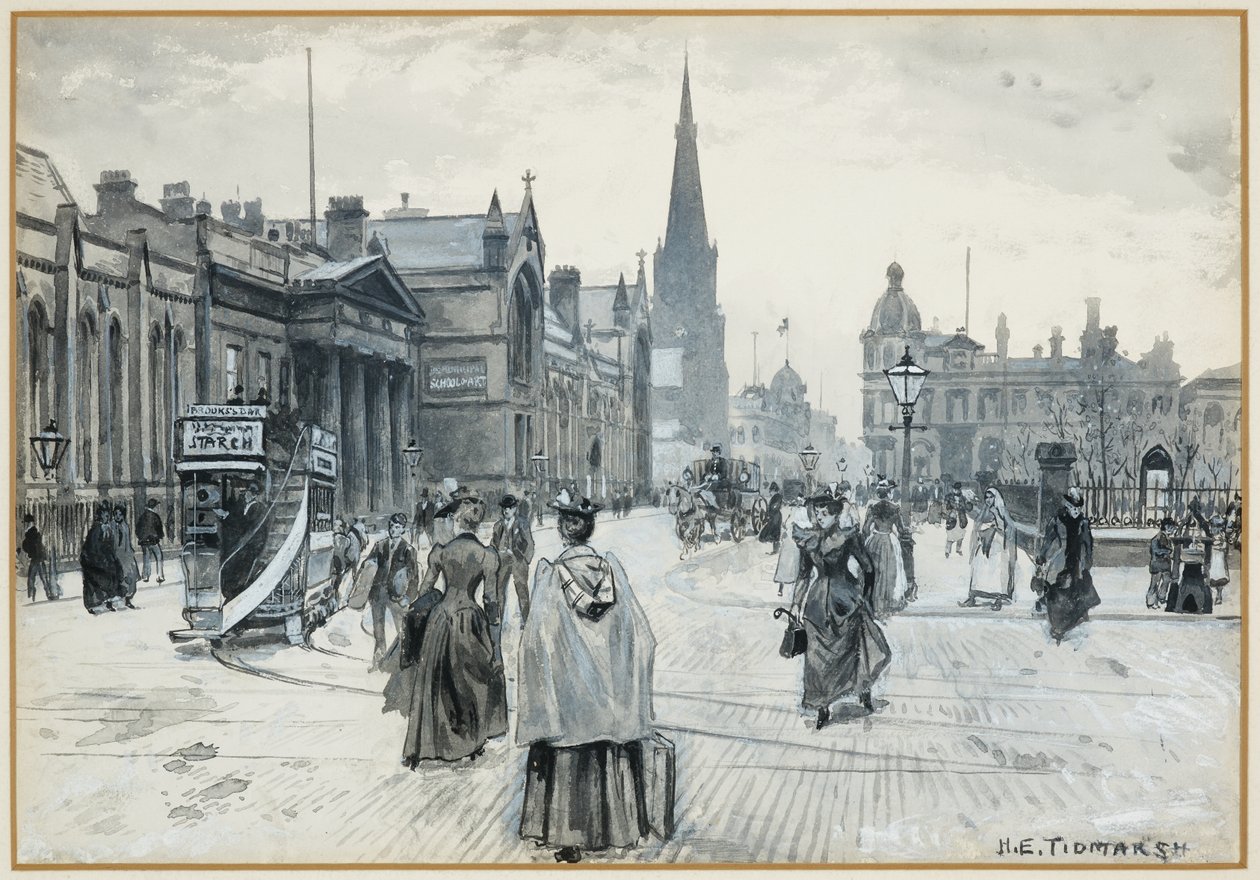 Chorlton Town Hall, School of Art, Cavendish Street Chapel tekijältä Henry Edward Tidmarsh