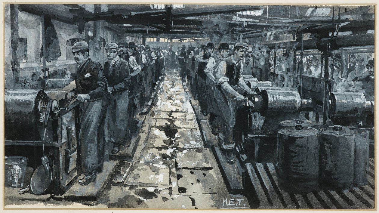 Väritalo Worrallin tehtaalla tekijältä Henry Edward Tidmarsh