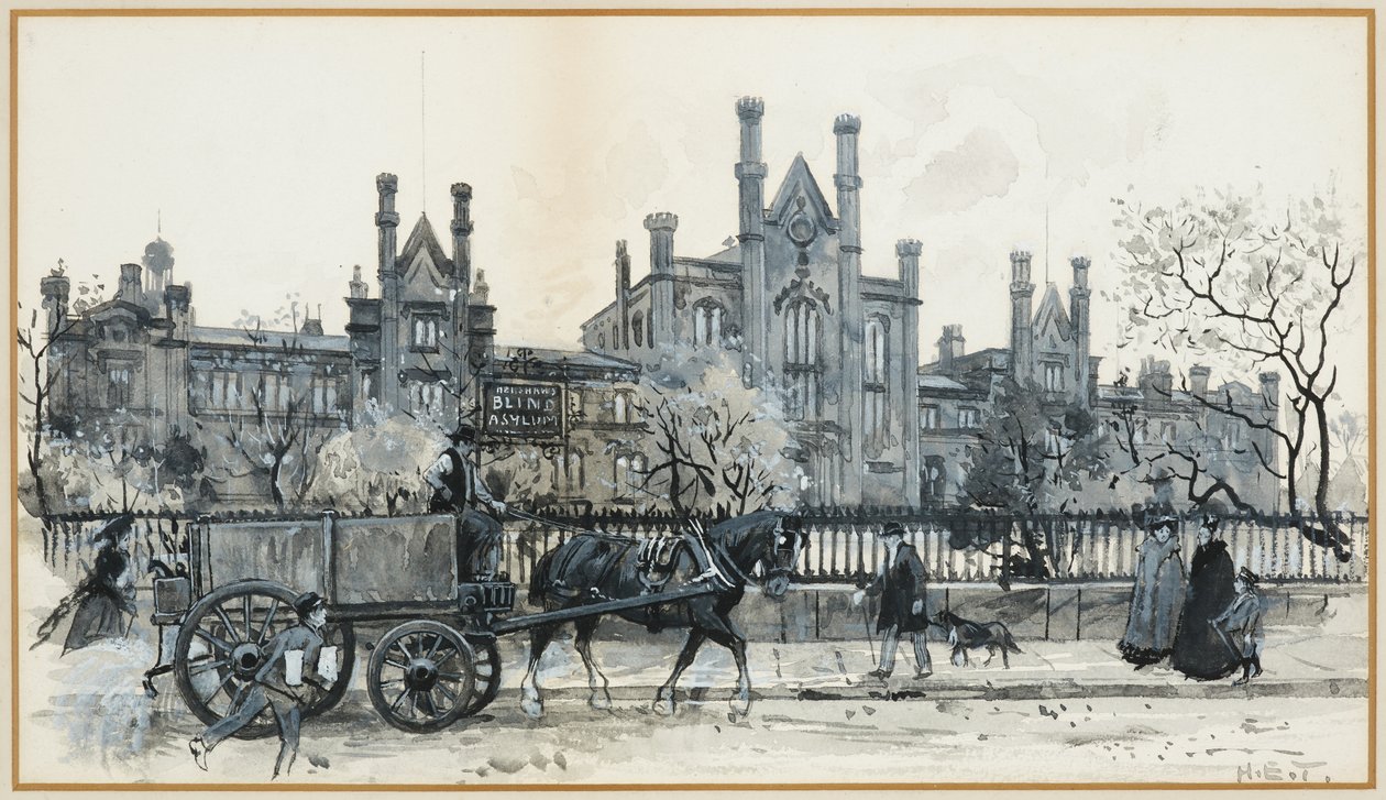 Henshaws Blind Asylum ja Deaf and Dumb Schools. Old Trafford tekijältä Henry Edward Tidmarsh