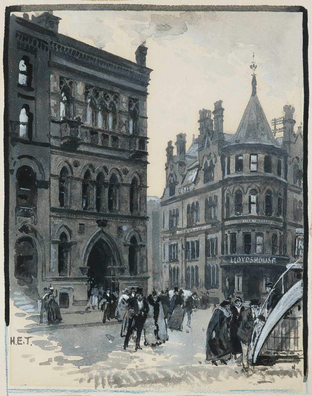 Memorial Hall, Albert Square tekijältä Henry Edward Tidmarsh